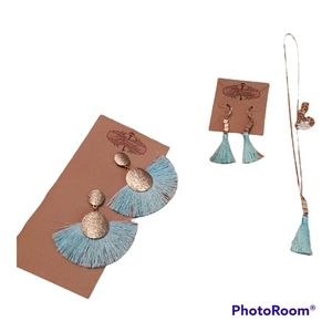 3 piece Jewelry set with tassels♡